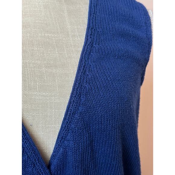 Vintage Blue Sweater Vest Size Medium - Picture 6 of 6
